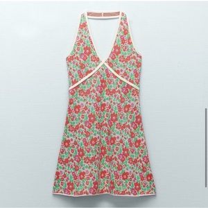 Zara halter dress